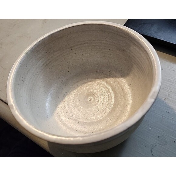 Vintage Studio Pottery Bowl – Signed Melissa ’87 Rustic Handmade Stoneware - Picture 8 of 8